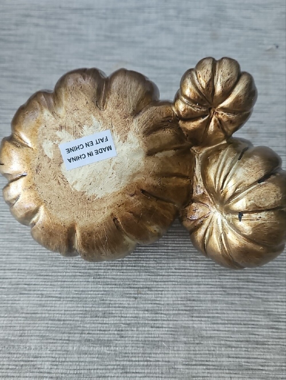 Harvest Golden Pumpkin Display. New In Box - Picture 3 of 4